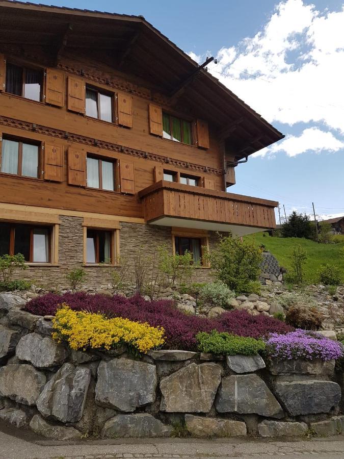 Chalet Grueneggli Adelboden Exteriör bild