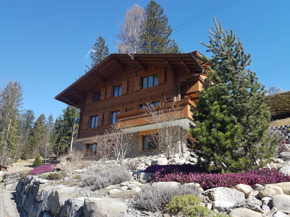 Chalet Grueneggli Adelboden Exteriör bild
