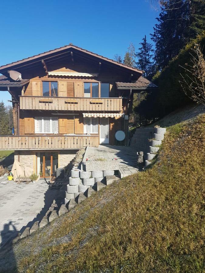 Chalet Grueneggli Adelboden Exteriör bild