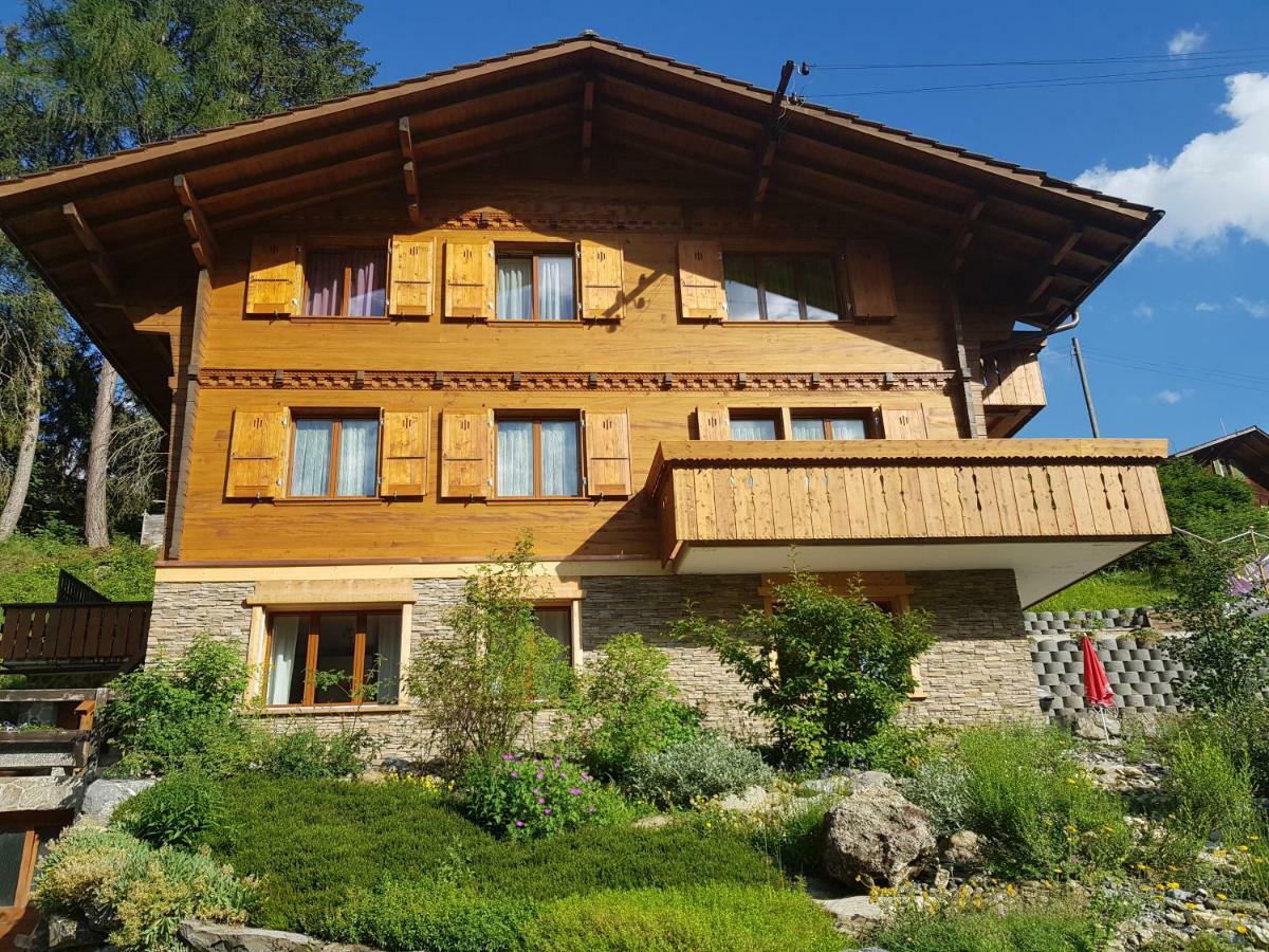 Chalet Grueneggli Adelboden Exteriör bild